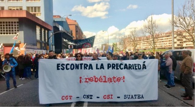 Manifestación del 1 de mayo en Gijón