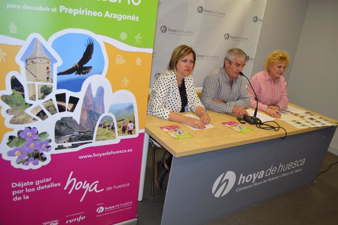 Presentación del programa de visitas guiadas por la Comarca de Hoya de Huesca