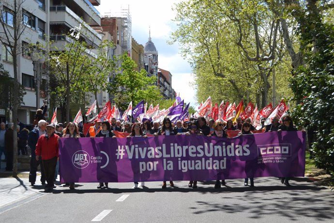 Valladolid (01-05-2018).- Manifestación 1 de mayo