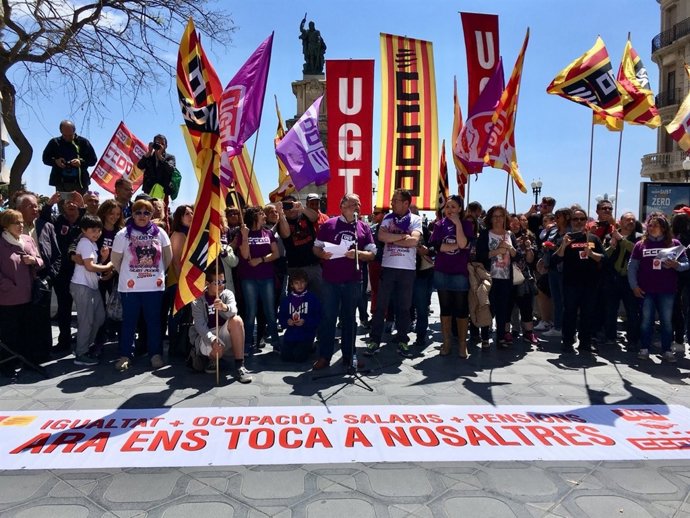 Manifestació de l'1 de maig a Tarragona