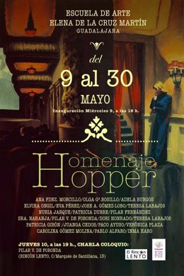 Cartel Homenaje a Hopper en Guadalajara