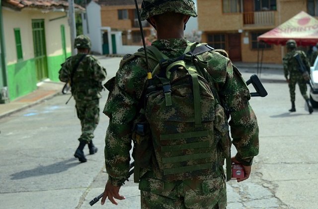 Atentado soldados colombianos