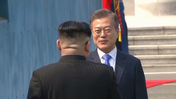Kim Jong-un i Moon Jae-in 