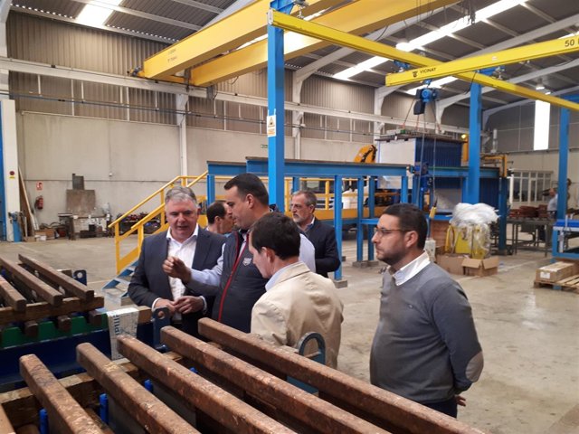 Francisco José Romero visita Rectificados Lemar. 