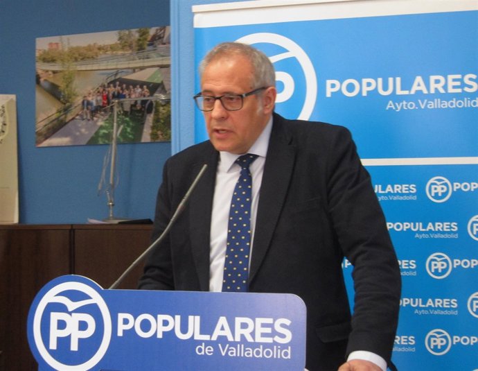 El portavoz del PP en el Ayuntamiento de Valladolid. 2-5-2018