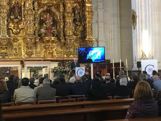 Acto en la Catedral de Burgos durante la visita de Rajoy 02-05-18