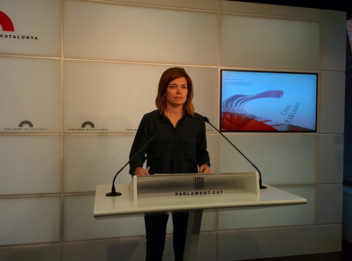 La portaveu de CatECP, Elisenda Alamany