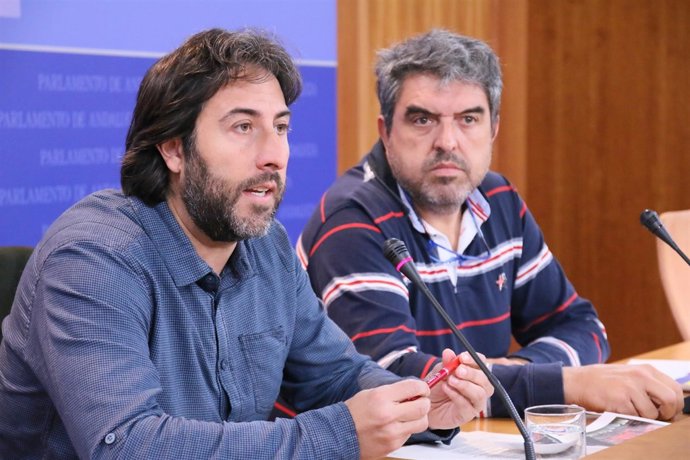 El secretario político de Podemos Andalucía, Jesús Rodríguez