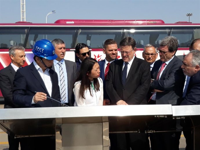 Puig en el puerto chino de Tianji