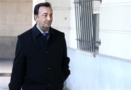 Magistrado de los ERE, a su llegada a una sesión del juicio