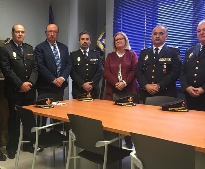 Visita del director general de la Policía