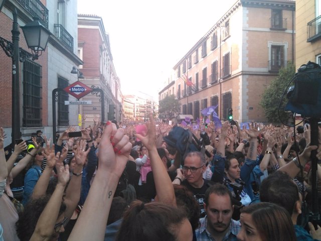 Concentración en Madrid por el caso de 'la Manada'