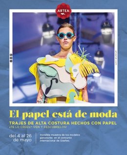 Desfile 'El papel está de moda' en Artea