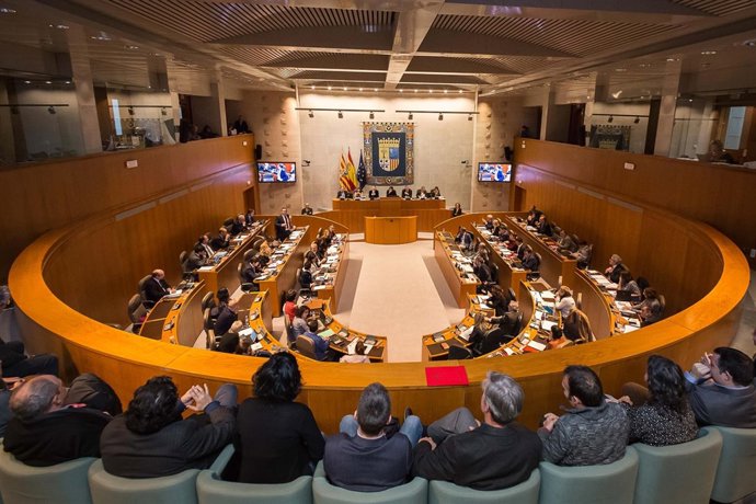 Hemiciclo de las Cortes desde la tribuna de público