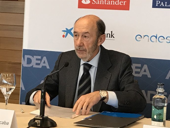 L'exministre Alfredo Pérez Rubalcaba. 