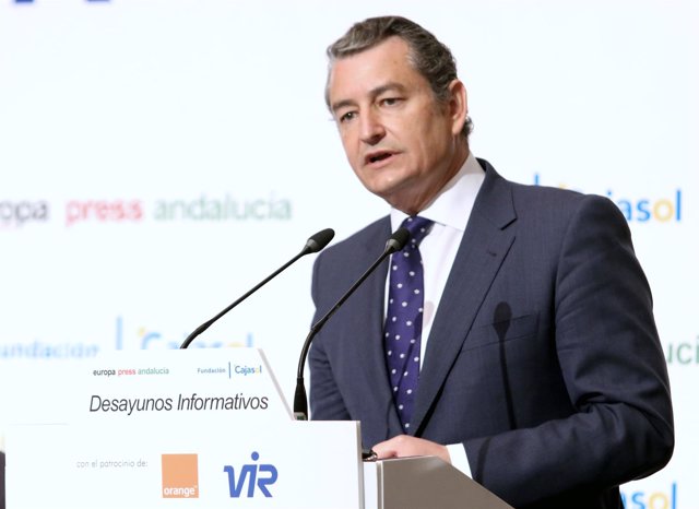 Delegado del Gobierno, Antonio Sanz, en los Desayunos de Europa Press Andalucía