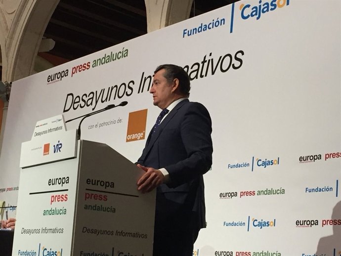 Antonio Sanz, en el desayuno informativo de Europa Press