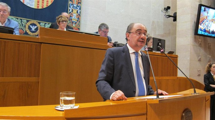 Javier Lambán, presidente del Gobierno aragonés                     
