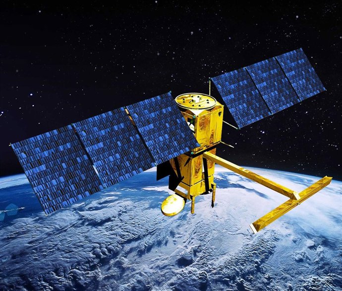 Imagen del satélite SWOT