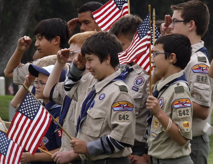 Miembros de los Boy Scouts de Estados Unidos