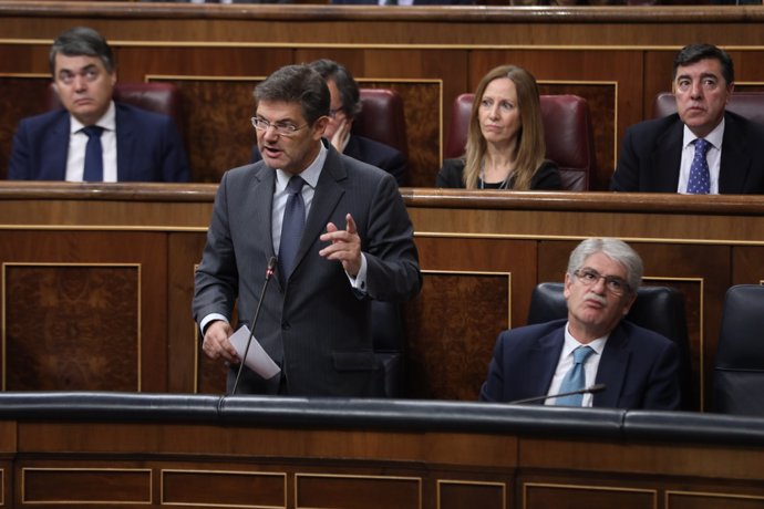 Rafael Catalá en la sesión de control al Gobierno en el Congreso