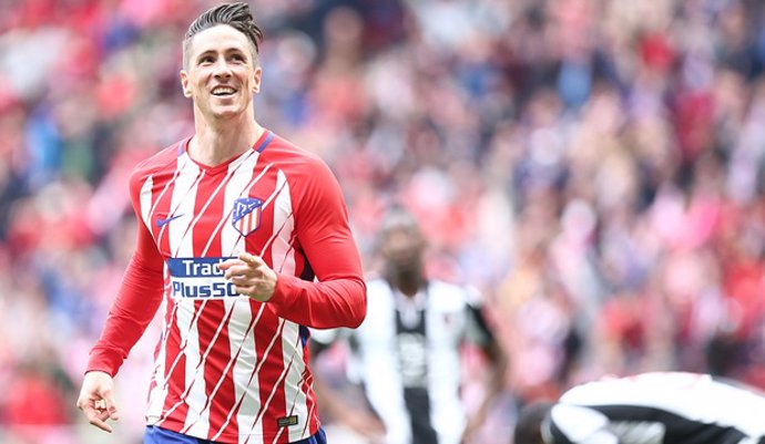 El delantero del Atlético de Madrid Fernando Torres 