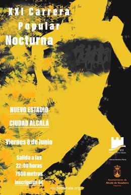 Cartel de la XXI Carrera Popular Nocturna de Alcalá de Guadaíra