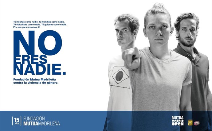 Simona Halep Feliciano Andy Murray Fundación Mutua Madrileña violencia género