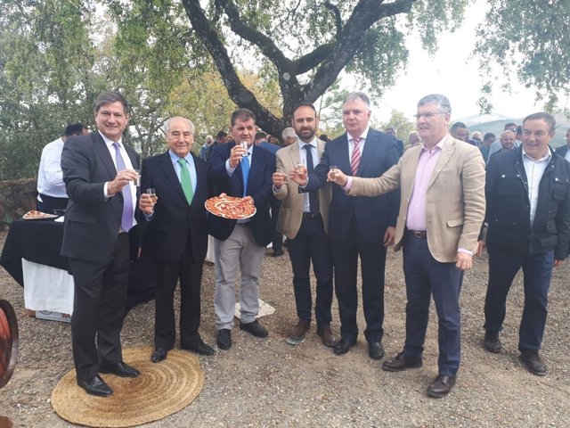 Secadero de la empresa Dompal en Jabugo.