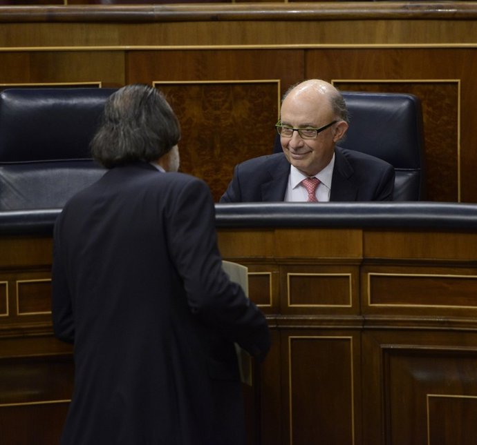 Cristóbal Montoro, ministro de Hacienda 