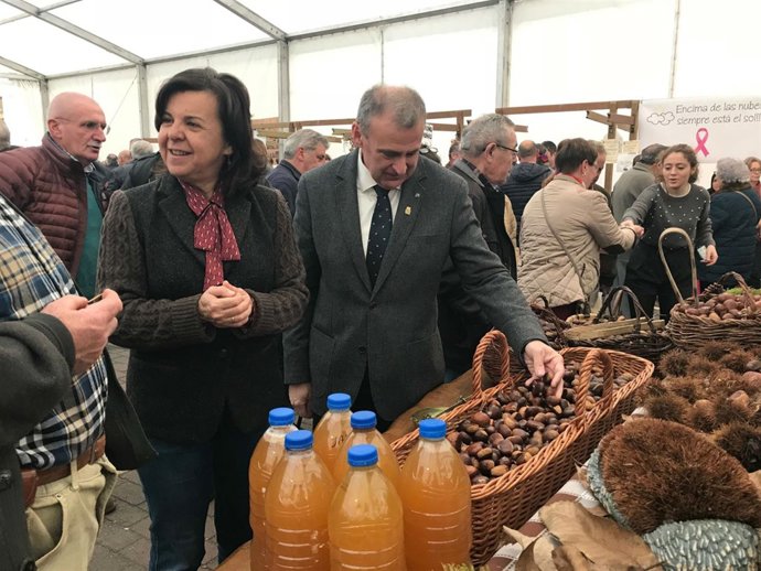 La consejera de Desarrollo Rural y Recursos Naturales, María Jesús Álvarez,