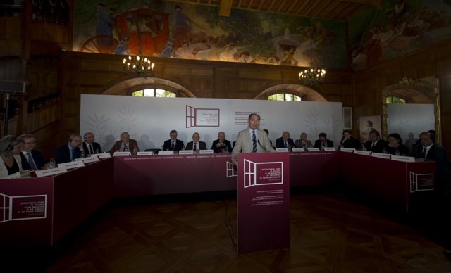 Acto en Kanbo (Francia) para escenificar la disolución de ETA 