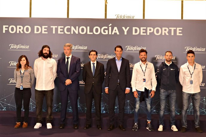 Rafa Nadal en el Foro Tecnología y Deporte de Telefónica