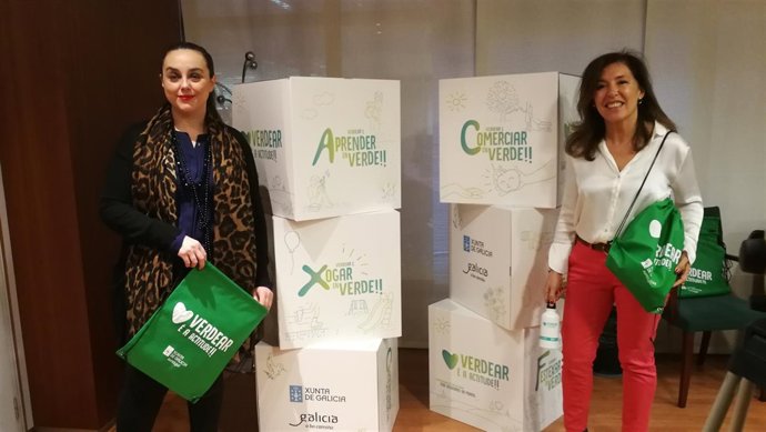 Beatriz Mato y Cruz Ferreira presentan la campaña 'Verdear é a actitude'