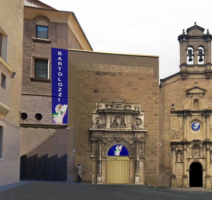 Fachada principal del Museo de Navarra