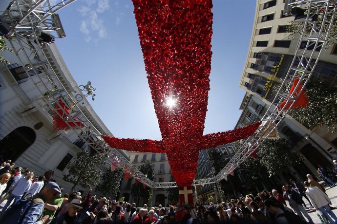 Cruz de la Plaza del Carmen en 2018