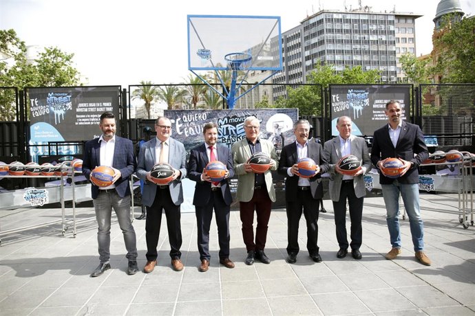 Presentación de Movistar Street Basket Tour en València