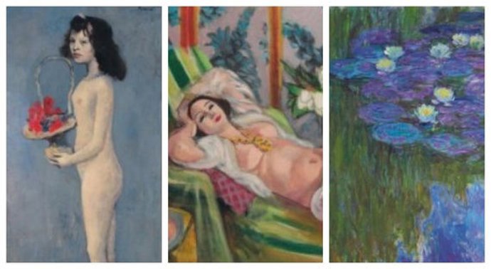 Picasso, Matisse y Monet