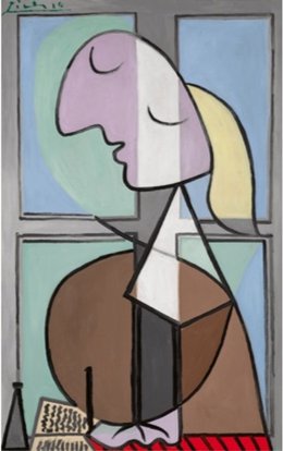 'Buste De Femme De Profil. Femme Écrivant' (1932)  De Picasso