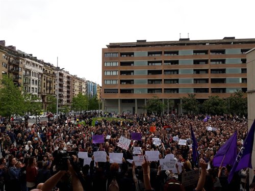 Concentración en San Sebastián por la sentencia de 'La manada'