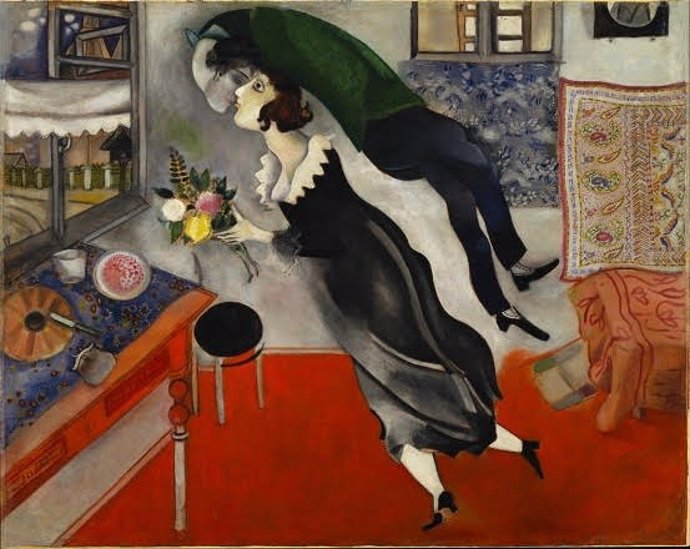 Chagall, Marc (1887-1985): Birthday, 1915 New York Museum of Modern Art (MoMA) *
