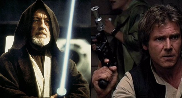 Obi-Wan y Han Solo