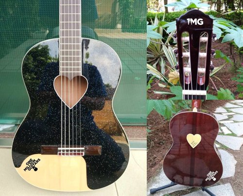 Guitarra española diseñada por el cantautor israelí David Broza