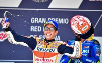 Márquez: "Cuando se han caído Dovizioso, Lorenzo y Pedrosa, ha sido otra carrera"