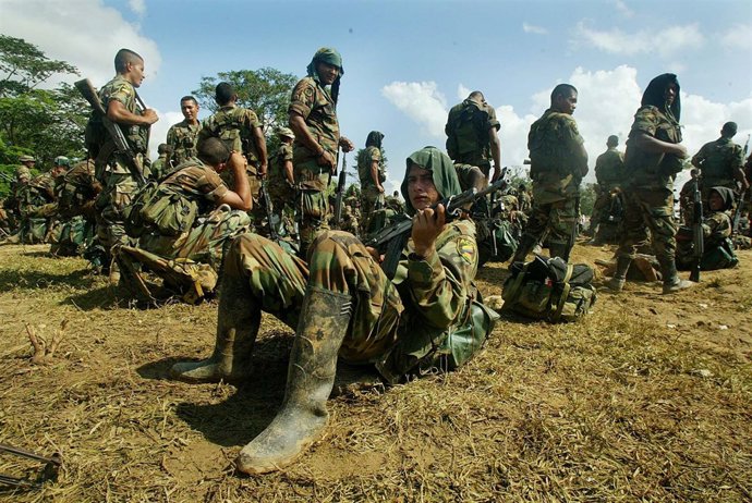 Paramilitares colombianos en Catatumbo. 