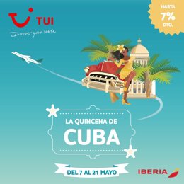 TUI publica 'La Quincena de Cuba'