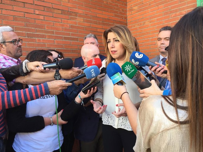 La presidenta de la Junta de Andalucía, Susana Díaz.