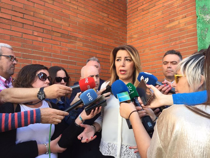 La presidenta de la Junta de Andalucía, Susana Díaz.