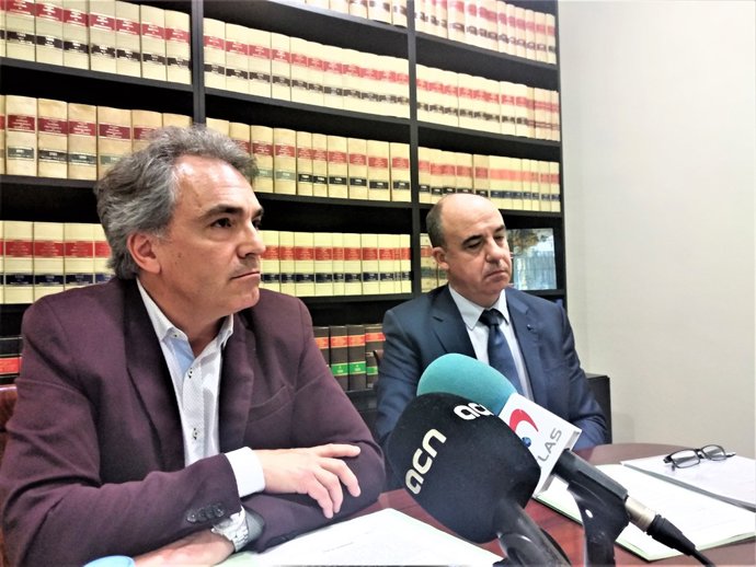 Santiago Espot (Catalunya Acció), advocat Albert Boada