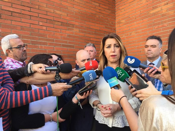 La presidenta de la Junta de Andalucía, Susana Díaz.